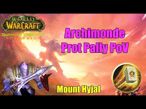 Archimonde Prot Pally Justicar PoV | TBC Classic Phase 3
