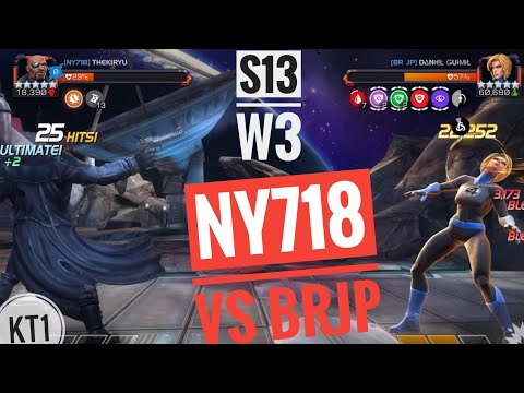 NY718 Vs BR JP! S13 War 3! Another Sue Storm Solo As Final Boss!