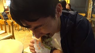 진우의 햄버거 먹기, 먹방이라고 하나요~내용