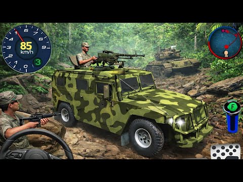 Army Truck Driving Cargo Games - US Offroad Army Truck Driving 3D 2025 - Andriod Gameplay