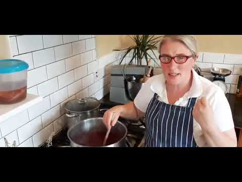 Blackcurrant Jam making with the award winning Fiona Egan.
