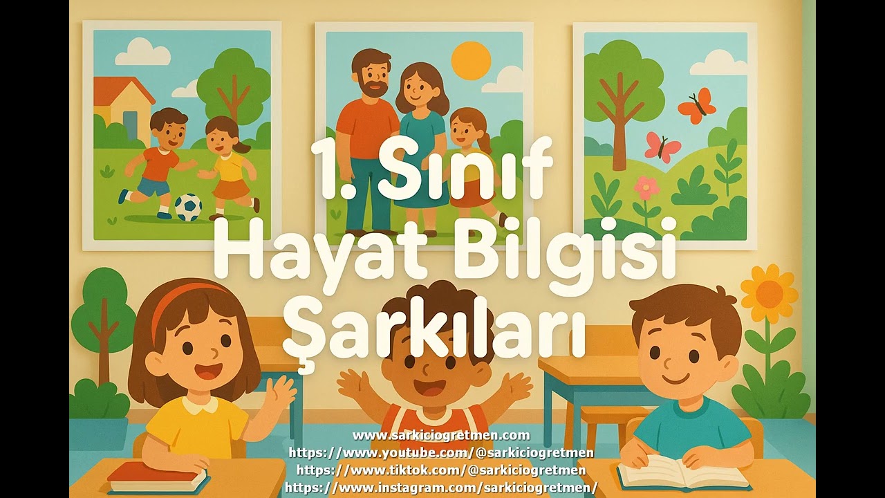 1  Sınıf Hayat Bilgisi   Okula geliş ve gidişlerinde trafik kurallarına uyar şarkısı