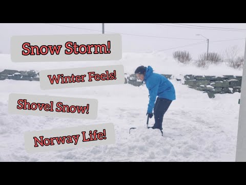 Snow Storm! Snow Everywhere! Winter Feels! Norway Life!