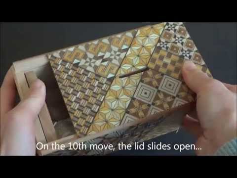 Japanese Puzzle Box 'MONEY BOX' 5 sun 10 moves