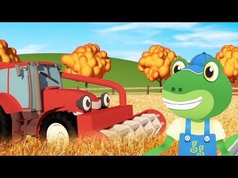 Tractor Truck Visits Gecko! Gecko's Garage | Tractors - Kids Learning | Trucks For Kids