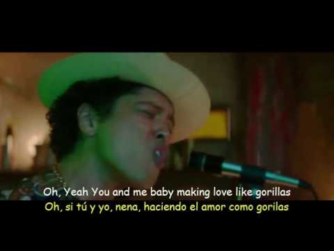Bruno Mars - Gorilla (Lyrics & Sub Español) Official Video