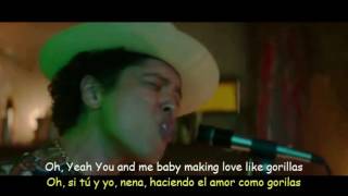 Bruno Mars - Gorilla (Lyrics &amp; Sub Español) Official Video