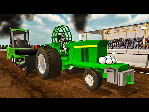 TRACTOR PULLING IN PULLING USA 2!! - YouTube