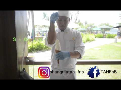 Golden Soft Ice Cream at Shangri-La's Tanjung Aru Resort and Spa