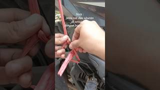 Download lagu Tips simpul tali yang baik untuk  sepeda motor. anda.#knotshort#knotcamping#ropeknots. mp3