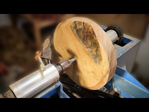 Woodturning - Very beautiful wooden fruit bowl