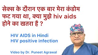 Condom broke during anal sex, will I get HIV/AIDS now