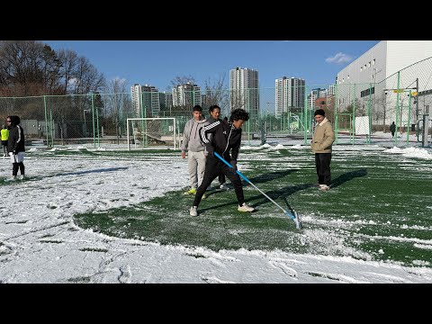 Hiuma football kheldai || Theba 