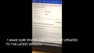 How to unlock Fido iPhone6 on www cellphoneunlock net
