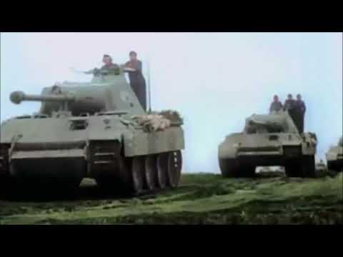 WW2 War Footage || German Panthers in action