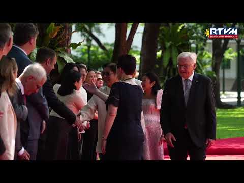 Welcome Ceremony for President Frank-Walter Steinmeier of Germany and Signing of Guestbook