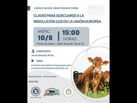 ¿Cómo adecuarse a la Resolución 1115? | Charla para Productores Agropecuarios