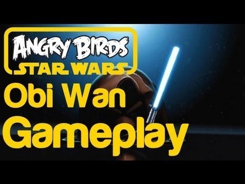 Angry Birds Star Wars - Obi Wan Kenobi Black Bird Gameplay