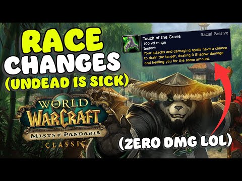 Pick the right Race in MoP Classic | All the changes!