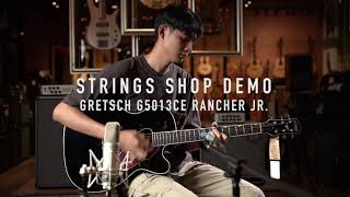 Video thumbnail for STRINGS SHOP DEMO : GRETSCH G5013CE RANCHER JR. BLACK by Strings Shop