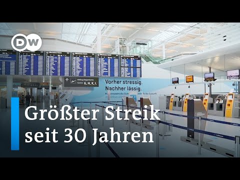 Streiks legen öffentlichen Verkehr in Deutschland lahm | DW Nachrichten