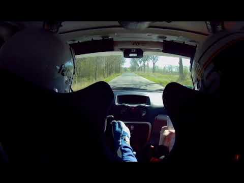 F. Hałka - M. Panek, 1 Rajd Baborów 2018, Citroen C2, Os 2