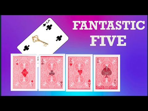 Fantastic Five Tutorial : Beginner Card Magic