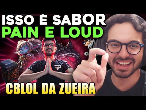 o LOUD x PAIN MAIS DISPUTADO DA HISTÓRIA - CBLOL DA ZUEIRA - MYLON REACT BRONZIOCRE