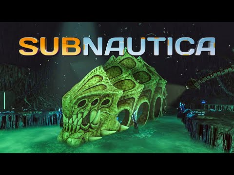 A gigantic fossil in the sulfur river | Let's Play Subnautica German #35