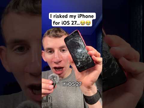 I Destroyed My iPhone With iOS 27… #ios27 #apple #iphone