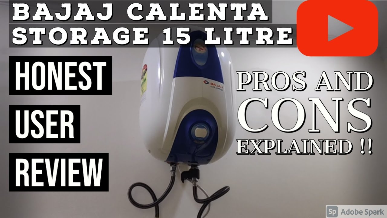 Watch video Bajaj Calenta15 Liter geyser Now Bajaj Calenta15 Liter geyser