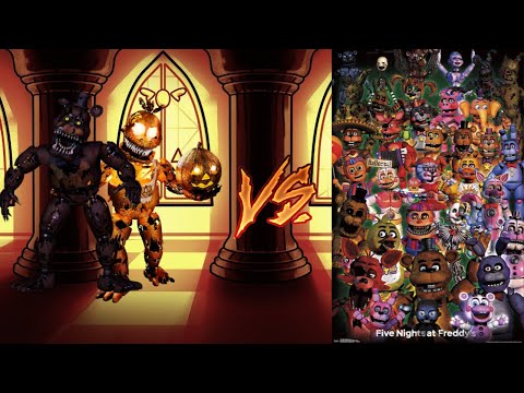 N.Freddy & Jack-O-Chica Vs FNAF Cast(Please don’t complain about this)