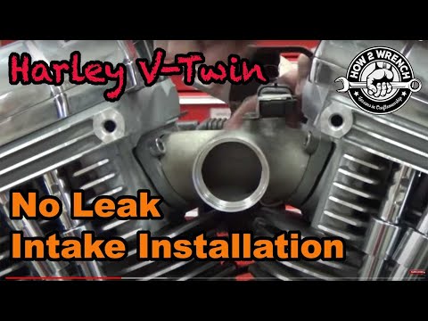 How to install a Harley Intake Manifold and Carburetor without causing intake leaks! #harleyintake