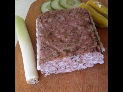 Coarse liver sausage