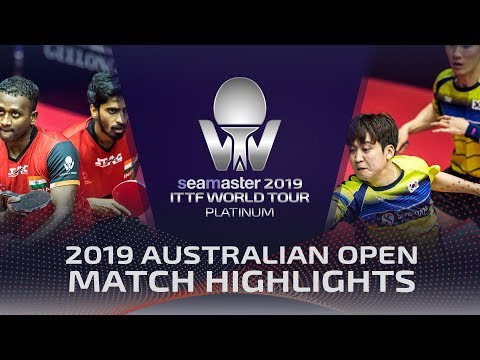 [2019 ITTF Australian Open]Jeoung Youngsik/Lee Sangsu vs Amalraj A./Gnanasekara S.