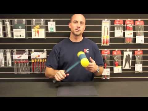 Wiha German Made Dead Blow Hammer with Steel or Hickory Wood Handle.