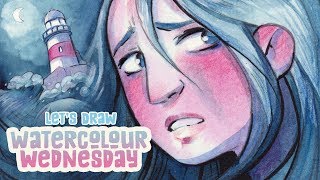 Emily is Burning Watercolour Wednesday