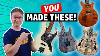 YOUR GUITARS made with MY GUITAR TEMPLATES!