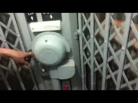 AMAZING 1910-1920s Otis Manually Controlled Traction Passenger Elevator At An ?? Location In NYC