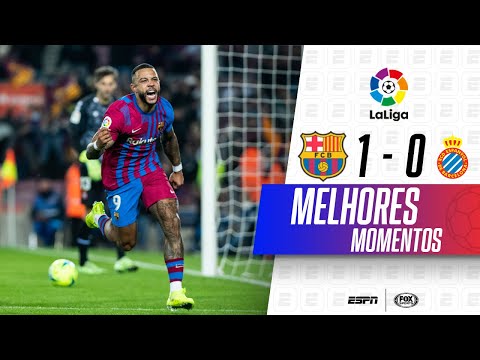 Gols e lances de Barcelona x Espanyol