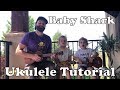 Baby Shark - Super Easy Beginner Two Chord Ukulele Lullaby Tutorial