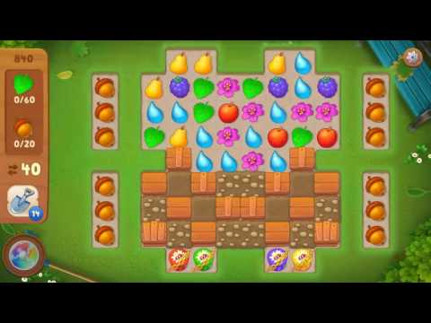 Gardenscapes level 840