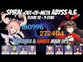 The most funny new Barbara DPS Comp in Abyss 4.6 / Bunny Amber -  Genshin Impact