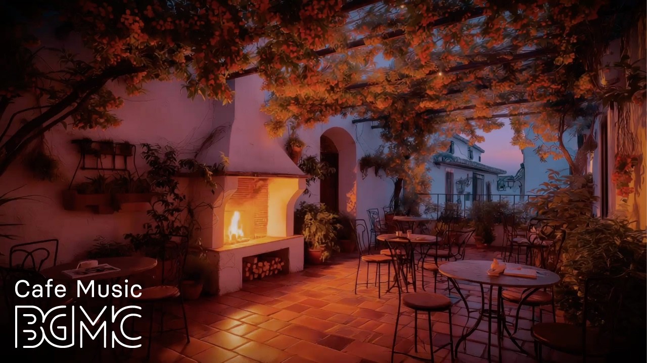 Mediterranean Terrace Café & Slow Bossa Nova ☕ Relaxing Music for Sleep & Study