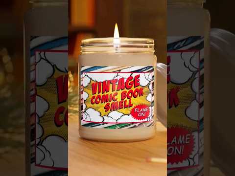 "Comic Book Candles" Never Smell Quite Right... #Shorts ft.@goldenageguru