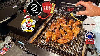 Z-Grills Cruiser Portable Pellet Grill! / Crispy Chicken Wings!