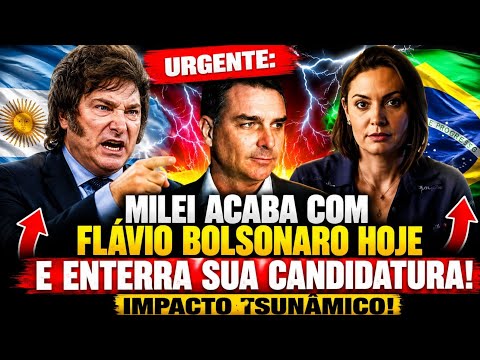 💣POLÊMICA GIGANTE! MILEI FAZ DECLARAÇÃO QUE AGITA O FUTURO POLÍTICO DE FLÁVIO BOLSONARO!🔥