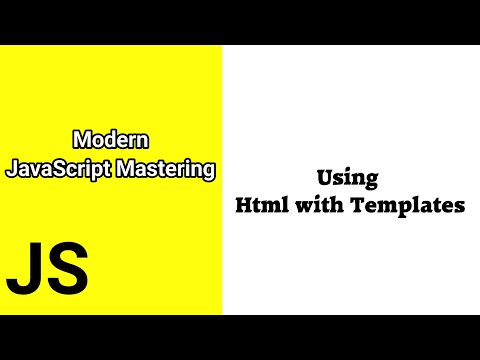Using Html With Templates Javascript Es6 Tutorial For Beginners Time For Code
