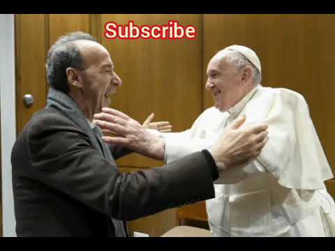"Life is Beautiful", Actor Roberto Benigni Meets the Pope