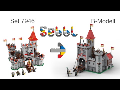 LEGO® 7946 B-Modell - Burg mit Hof zum Einrichten